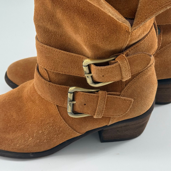 Donald J. Pliner Women's Brown Suede Ankle Boots Size 6.5 - Picture 7 of 10